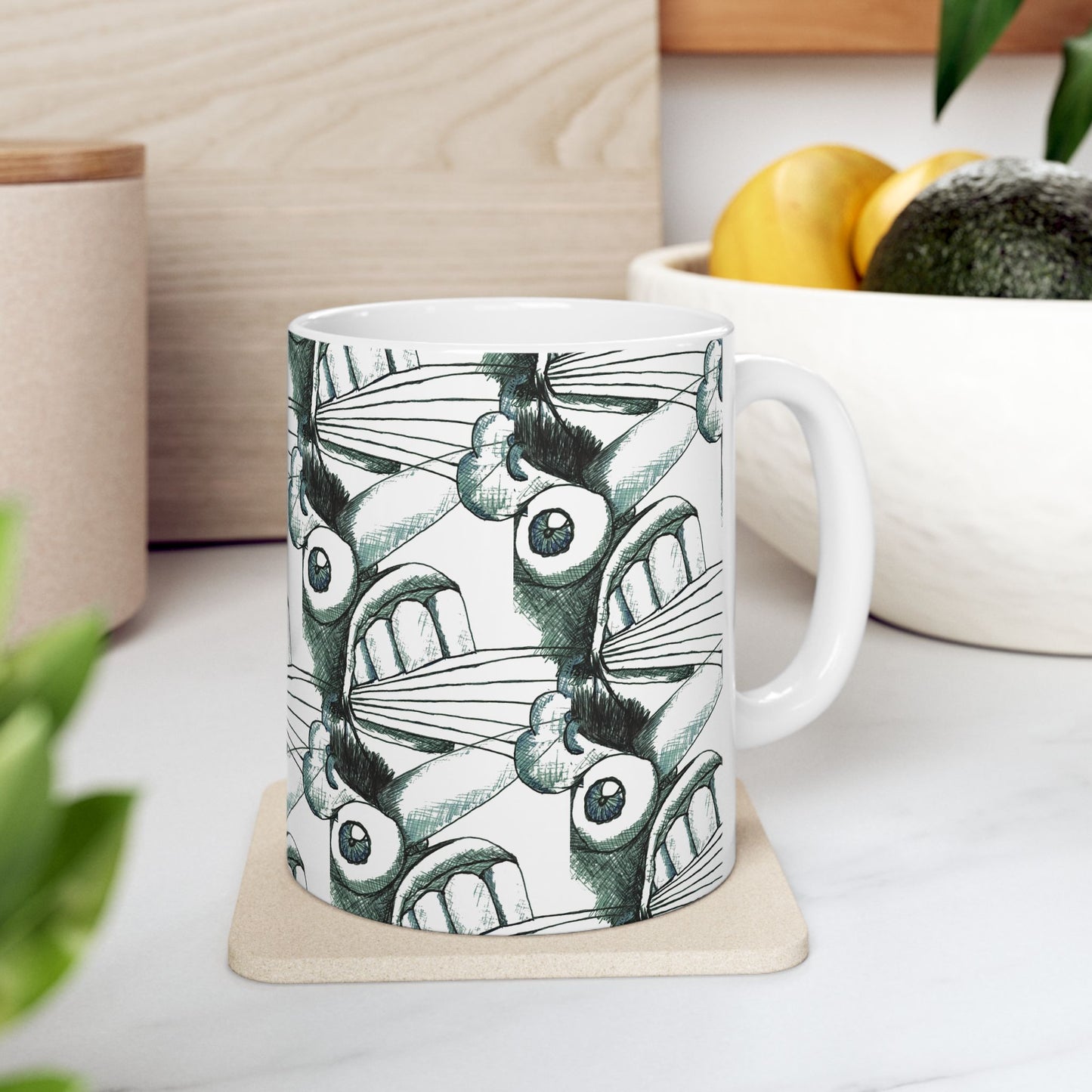 Unicorn Barf Mug Ceramic Cup Mystical Drinkware