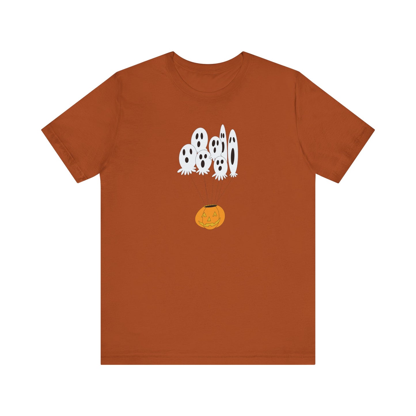 Halloween Ghost Boo-quet Jack O Lantern Graphic Unisex Tee