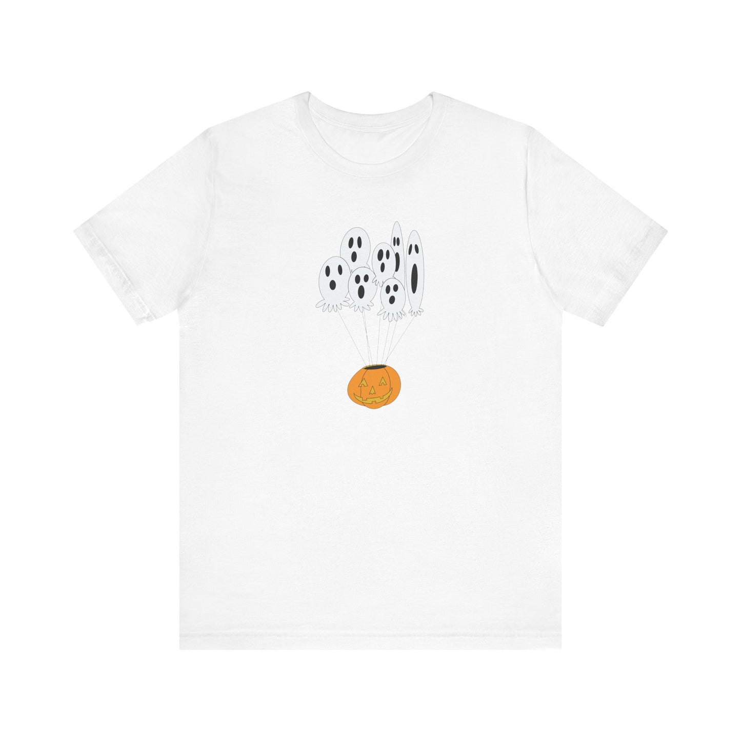 Halloween Ghost Boo-quet Jack O Lantern Graphic Unisex Tee