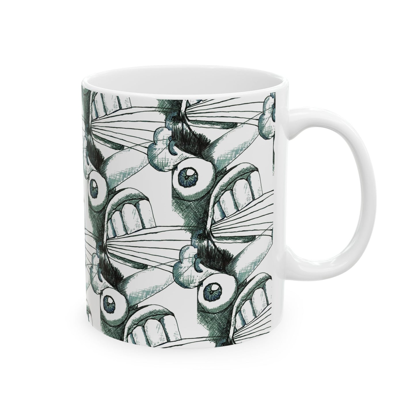 Unicorn Barf Mug Ceramic Cup Mystical Drinkware