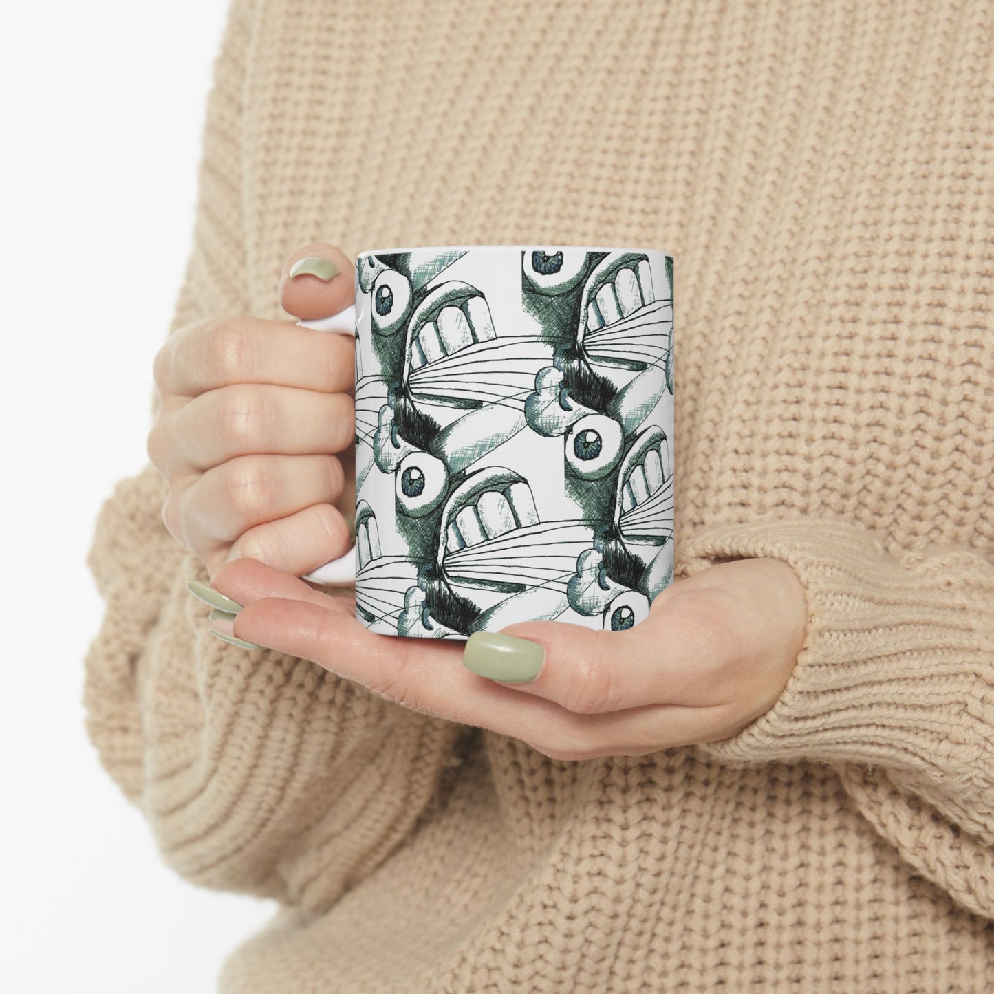 Unicorn Barf Mug Ceramic Cup Mystical Drinkware