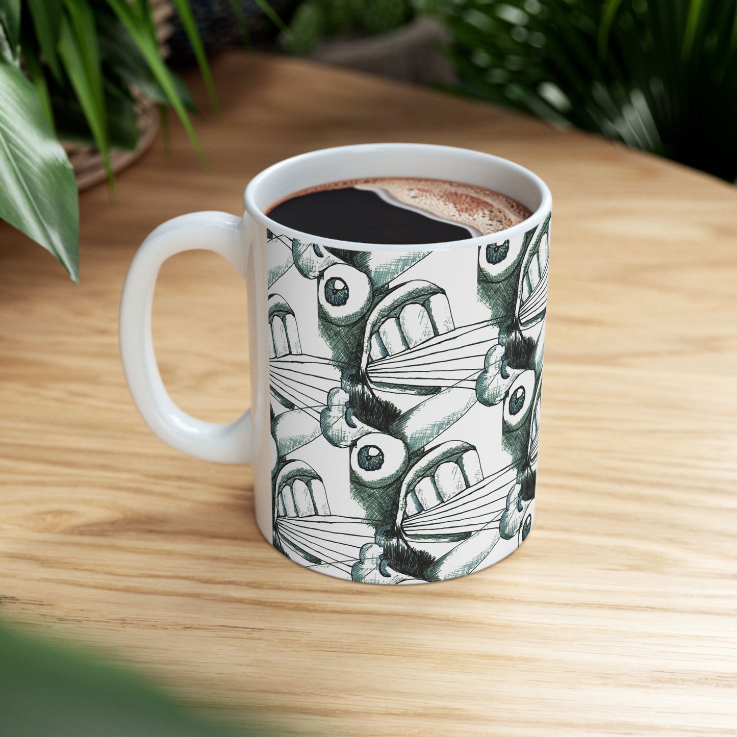 Unicorn Barf Mug Ceramic Cup Mystical Drinkware