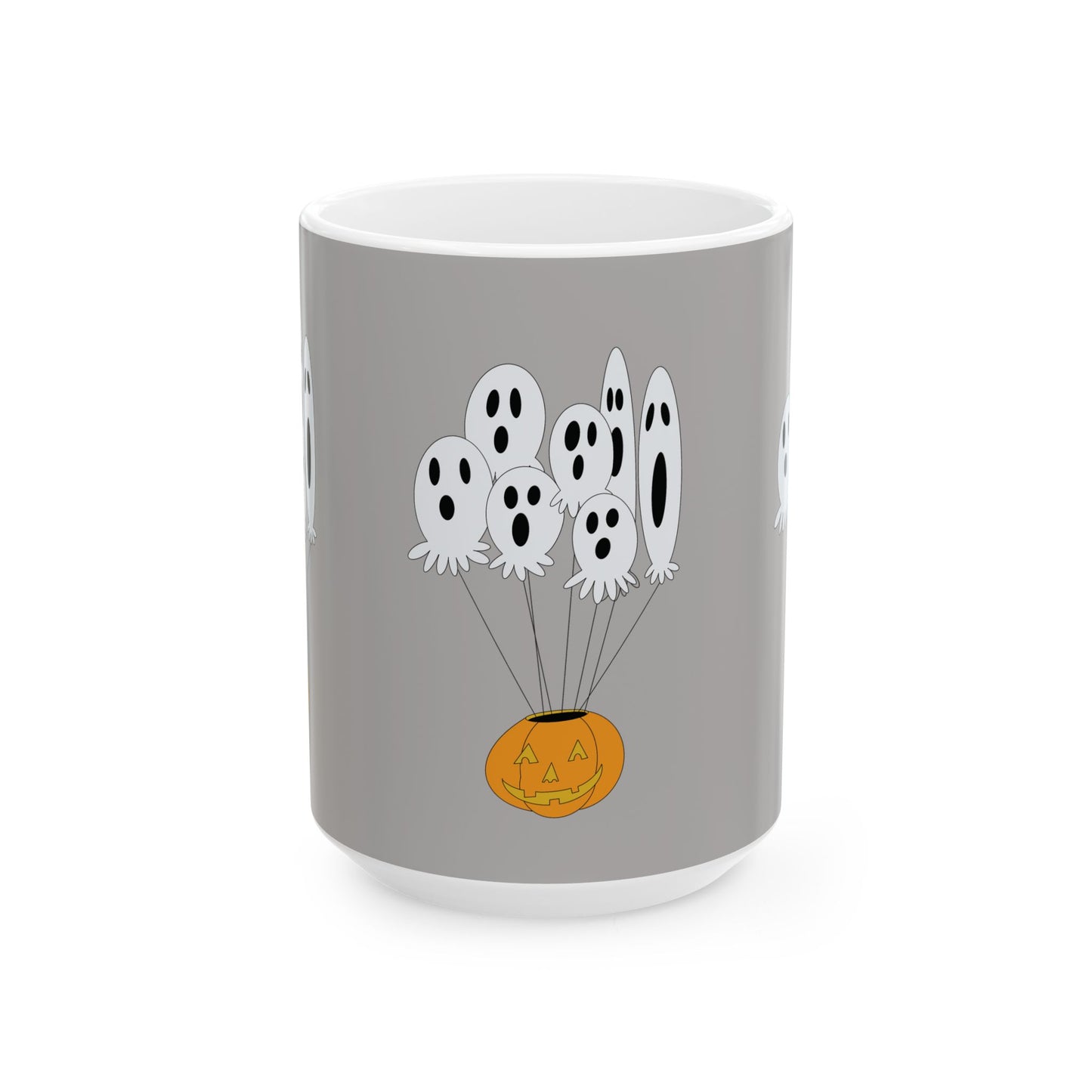 Halloween Ghosts Mug - Spooky Ceramic Cup