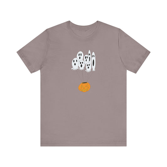 Halloween Ghost Boo-quet Jack O Lantern Graphic Unisex Tee