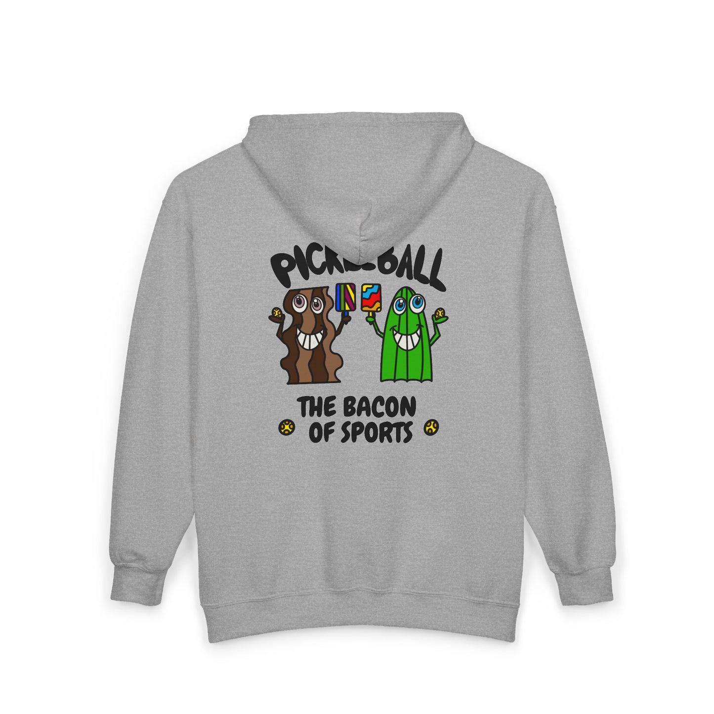 Pickleball The Bacon Of Sports Unisex Heavy Blend™ Full Zip Hooded Sweatshirt