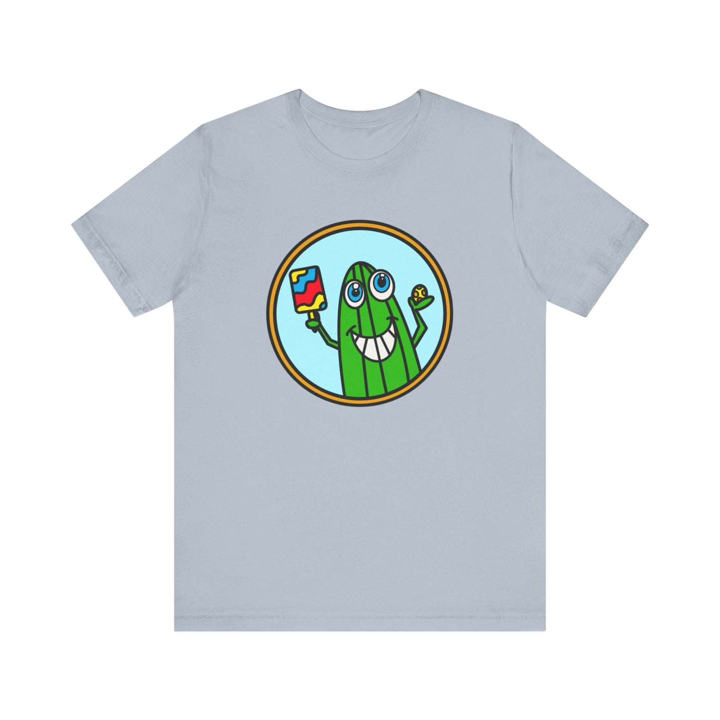 Pickleball Pickle Guy Unisex Jersey Short Sleeve Tee