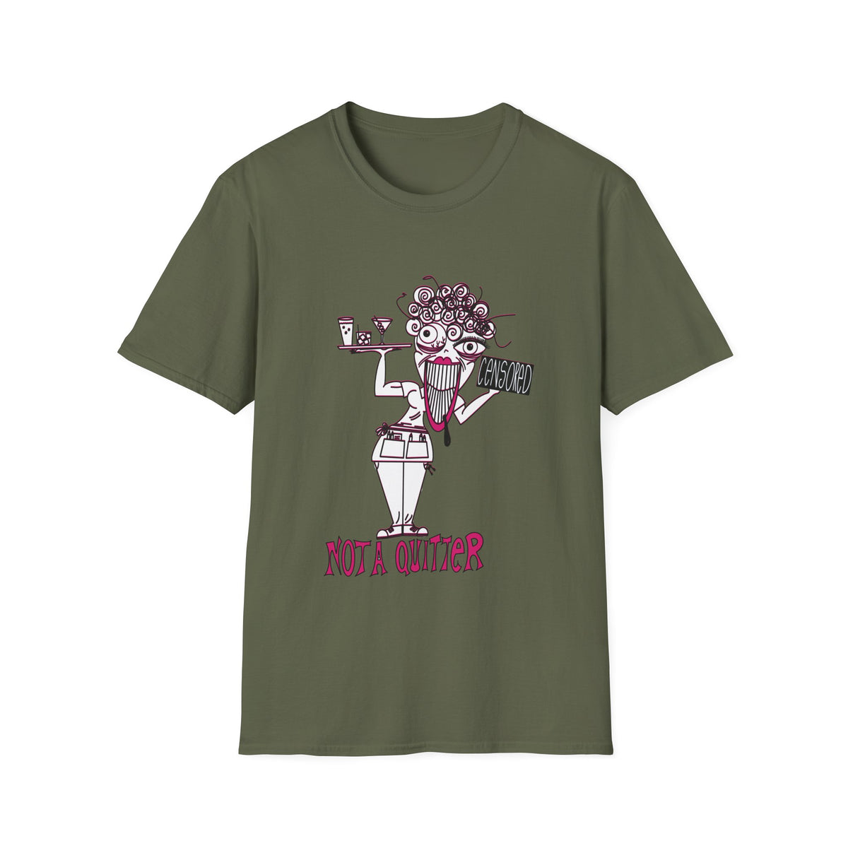 Not A Quitter Graphic Tee (Gildan Softstyle)