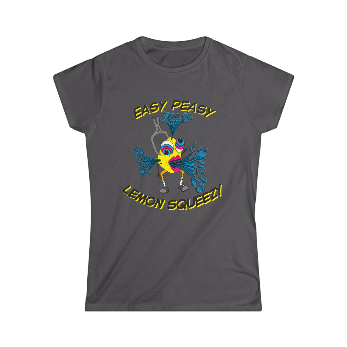 Easy Peasy Lemon Squeezy Women's Softstyle Tee Front Design