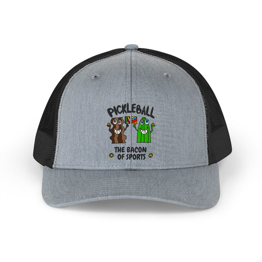 Pickleball The Bacon Of Sports Trucker Retro Hat