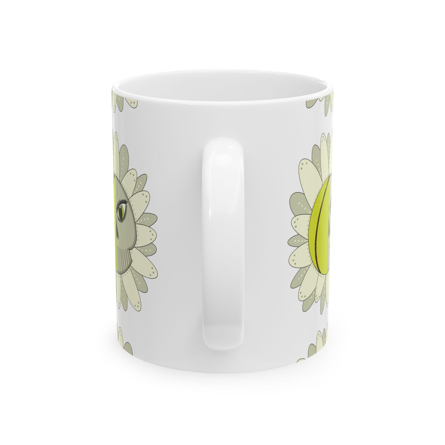 Softball Eyeball Daisy 11 oz Mug