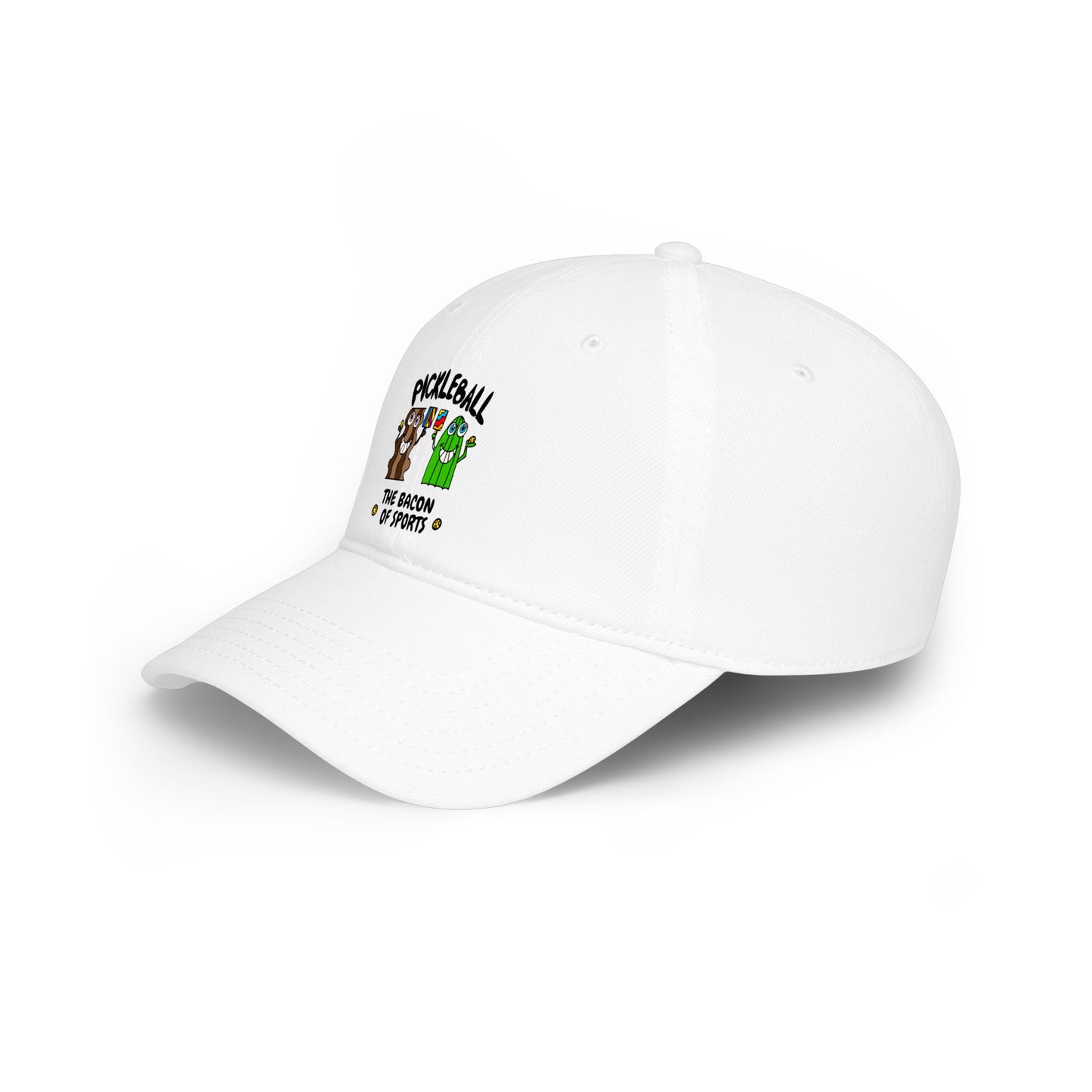 Pickleball The Bacon Of Sports Low Profile Baseball Cap