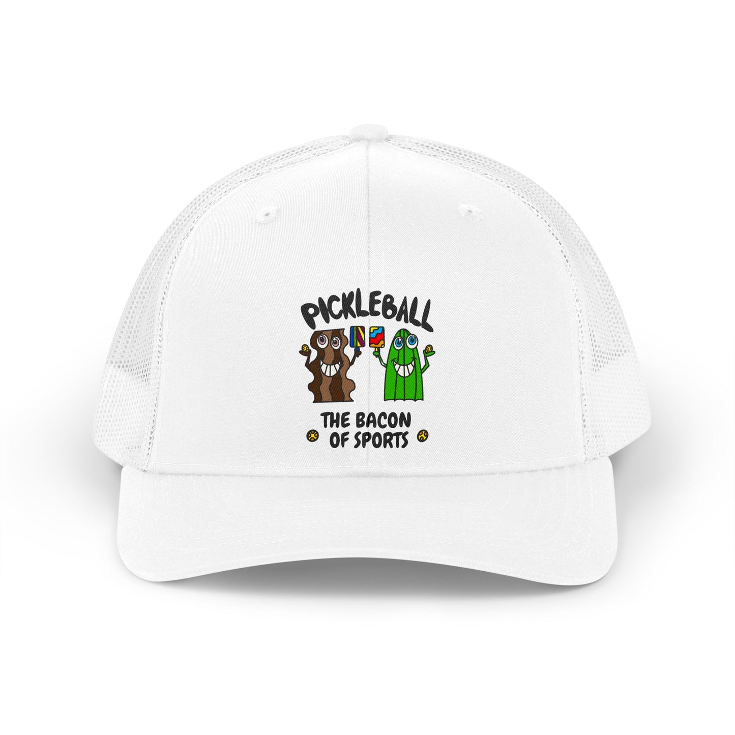 Pickleball The Bacon Of Sports Trucker Retro Hat