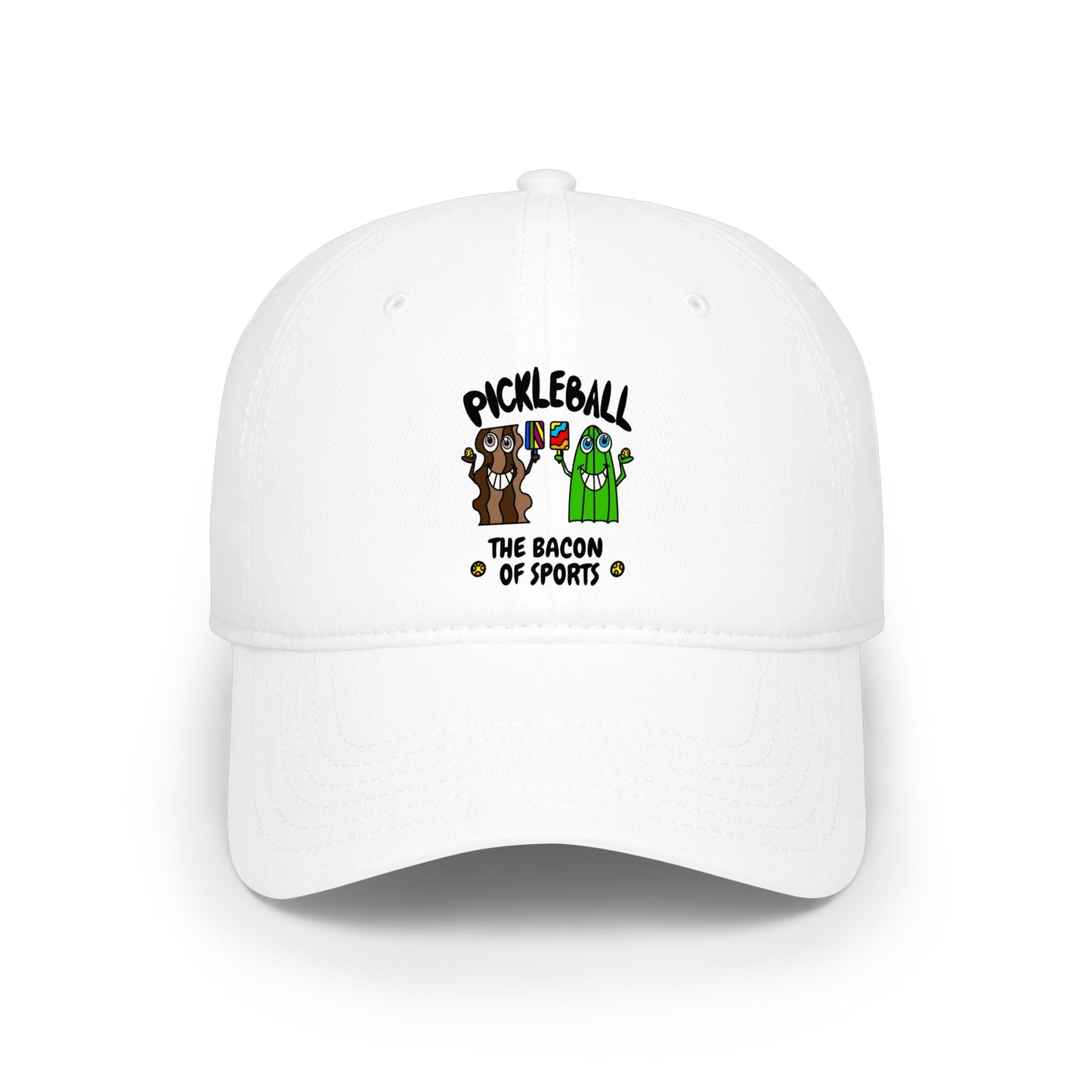Pickleball The Bacon Of Sports Low Profile Baseball Cap