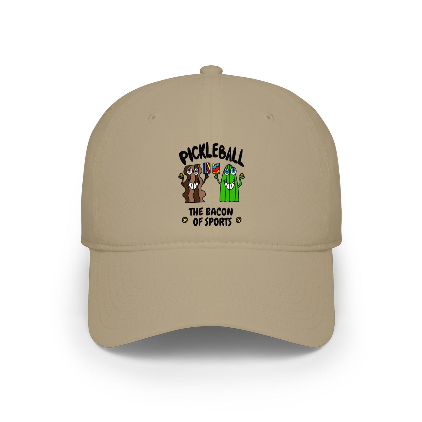 Pickleball The Bacon Of Sports Low Profile Baseball Cap