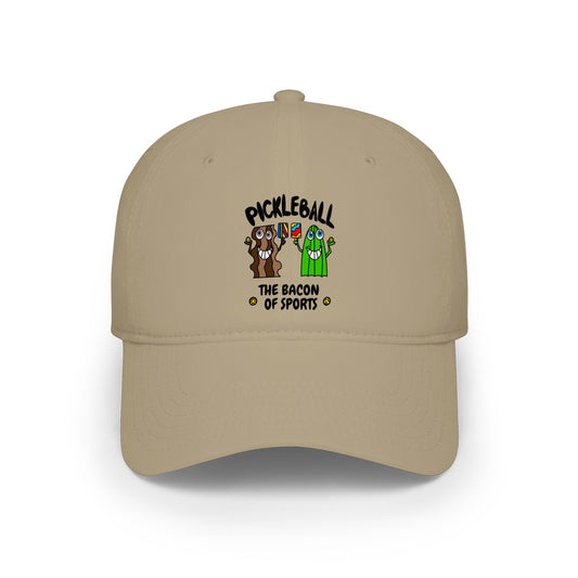 Pickleball The Bacon Of Sports Low Profile Baseball Cap