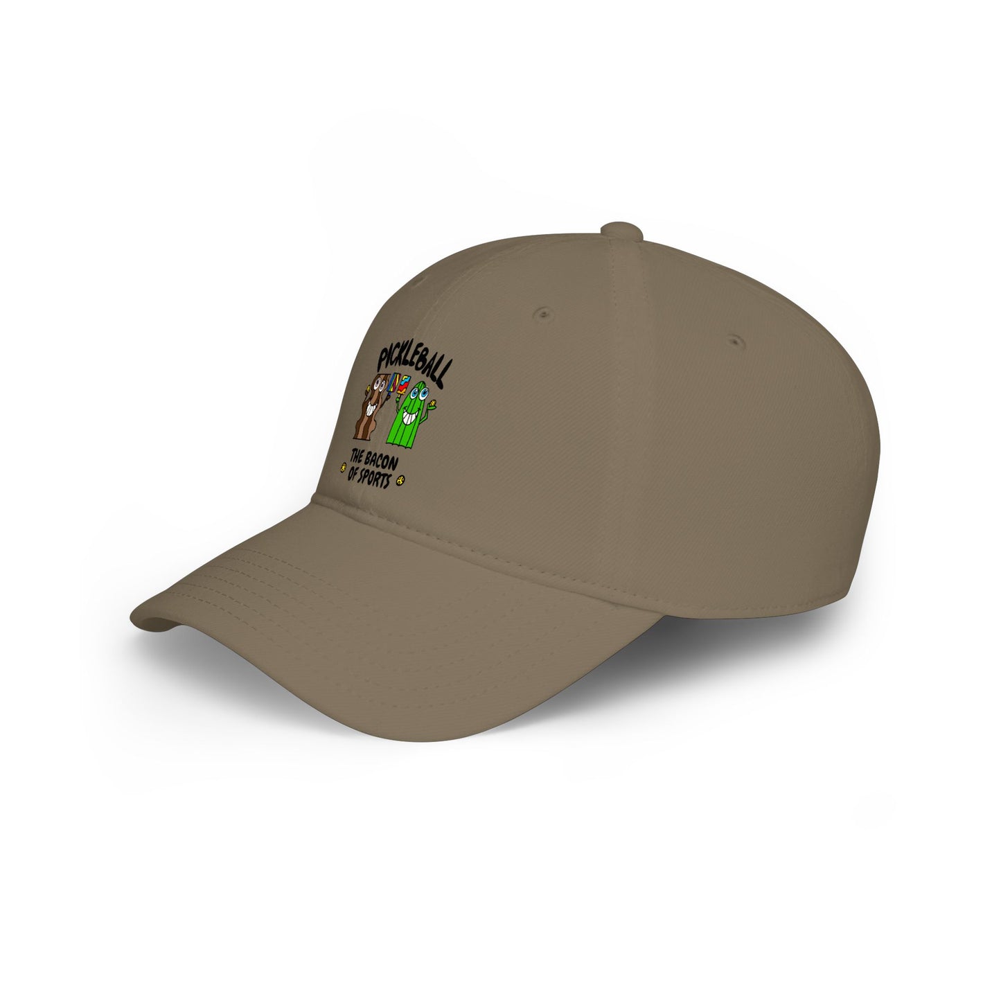 Pickleball The Bacon Of Sports Low Profile Baseball Cap