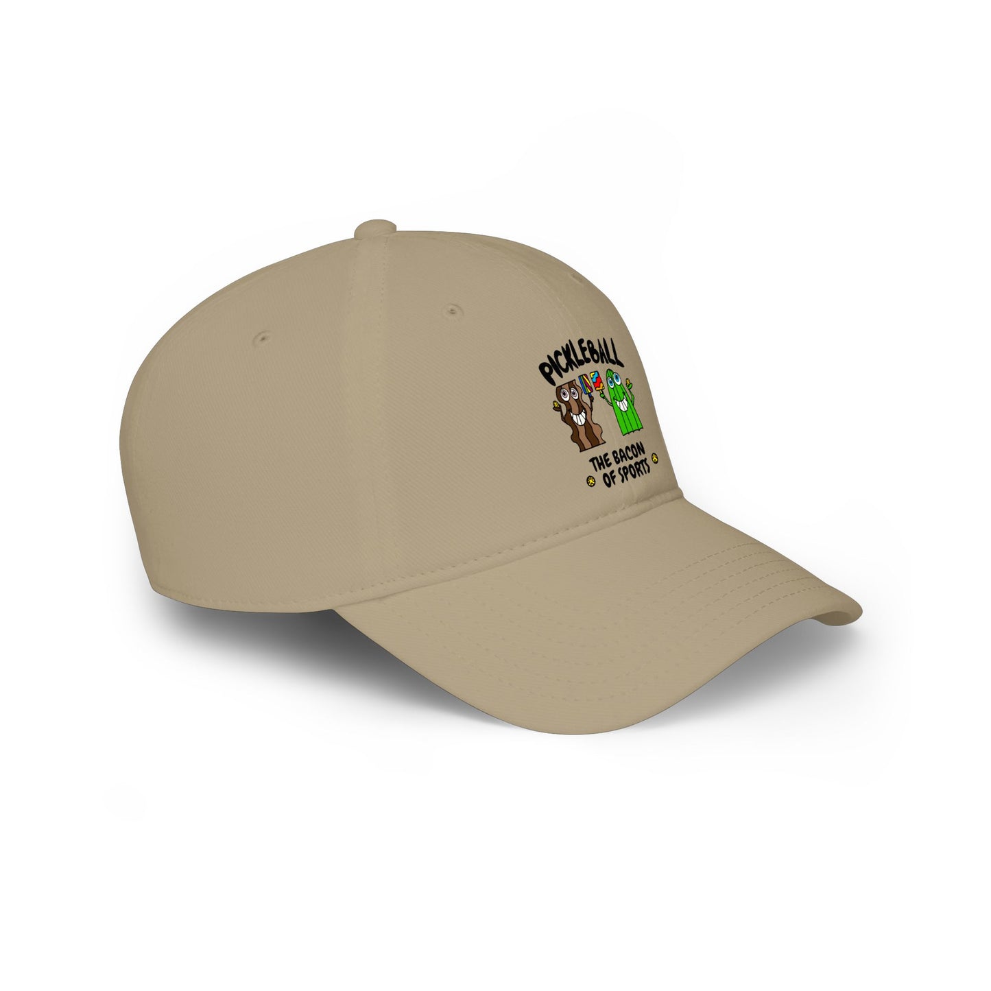 Pickleball The Bacon Of Sports Low Profile Baseball Cap