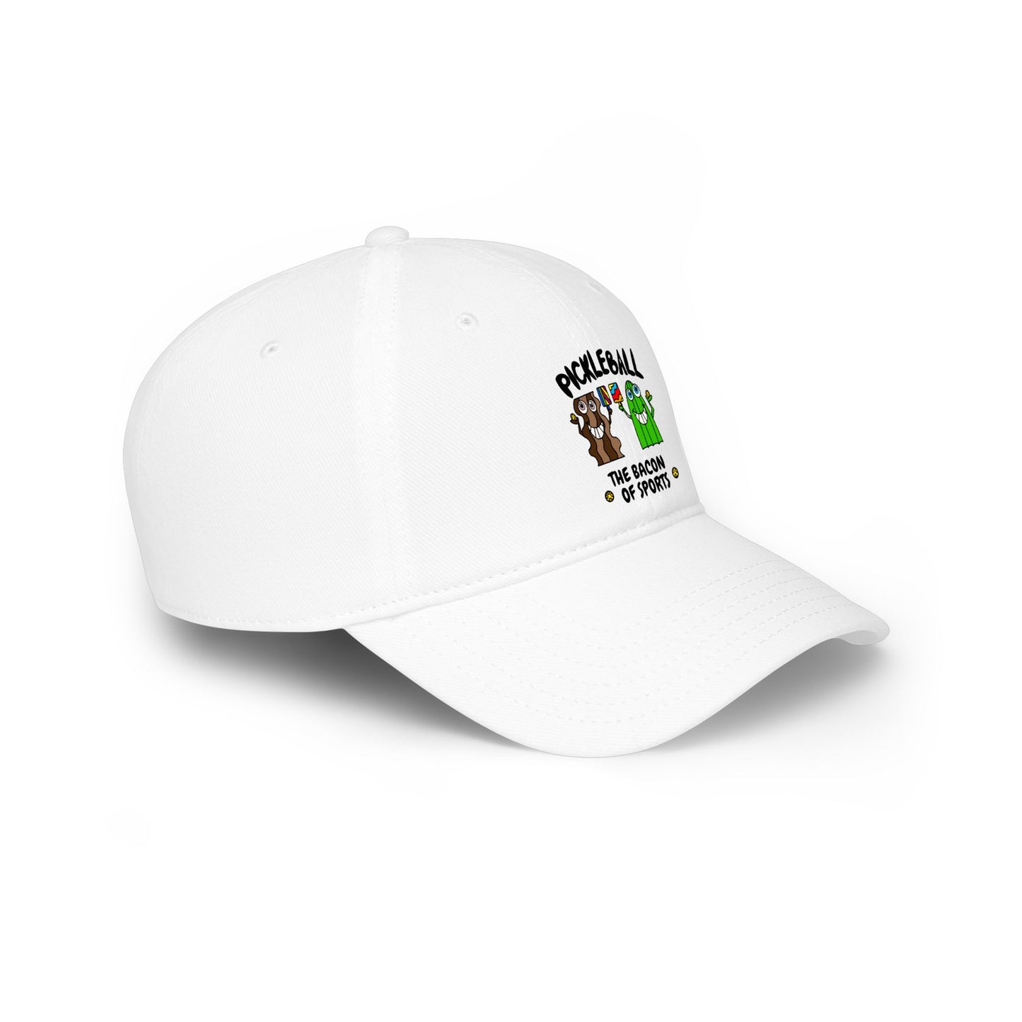 Pickleball The Bacon Of Sports Low Profile Baseball Cap