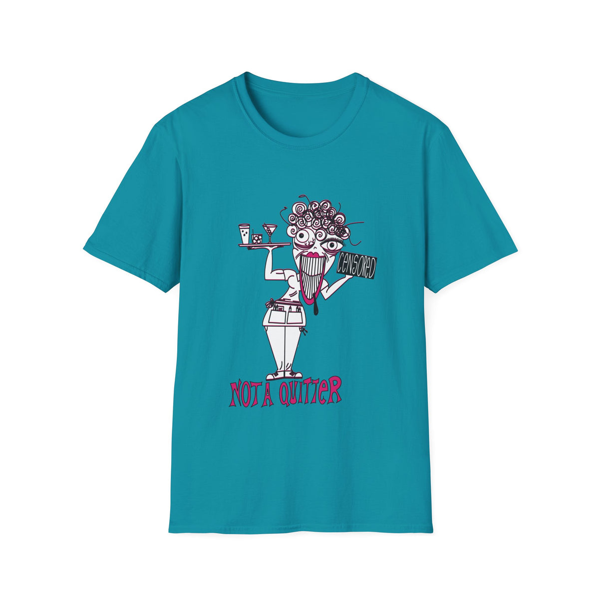 Not A Quitter Graphic Tee (Gildan Softstyle)