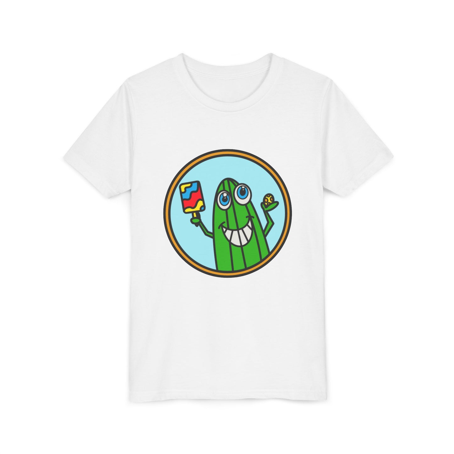 Pickleball Pickle Guy Youth Graphic Tee