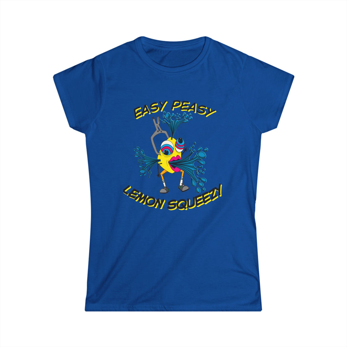 Easy Peasy Lemon Squeezy Women's Softstyle Tee Front Design