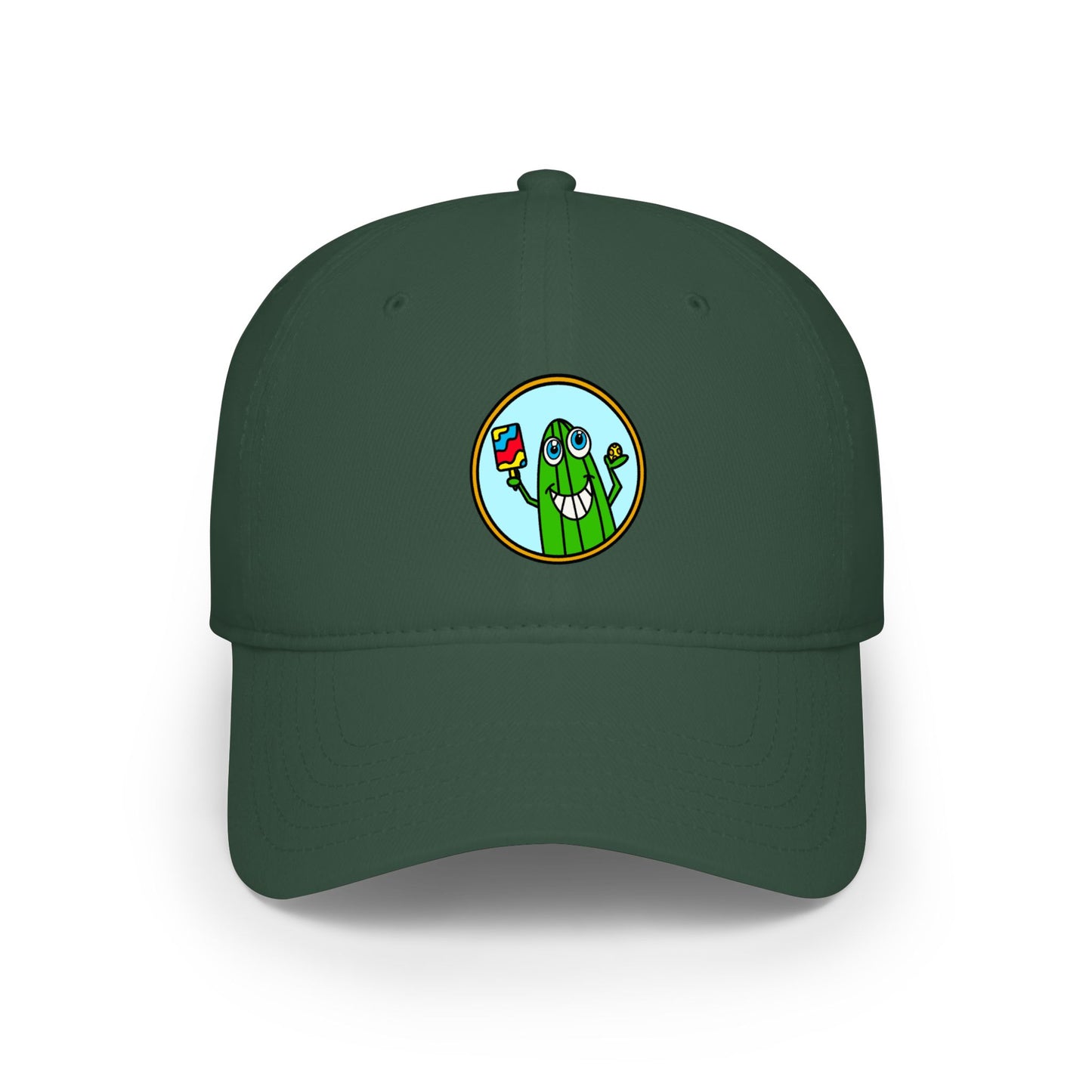 Pickleball Pickle Guy Low Profile Baseball Cap