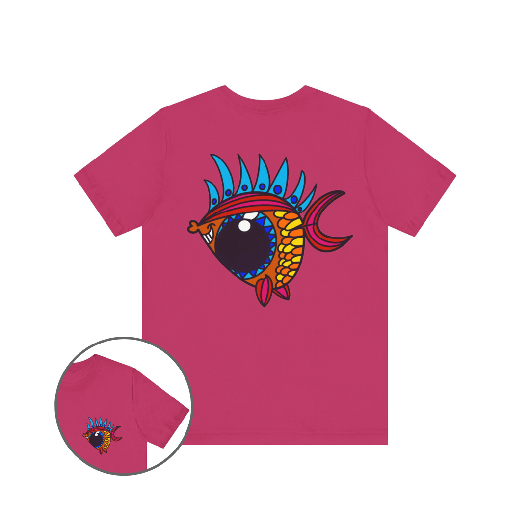 Weird Eyeball Fish Unisex Jersey Short Sleeve Tee