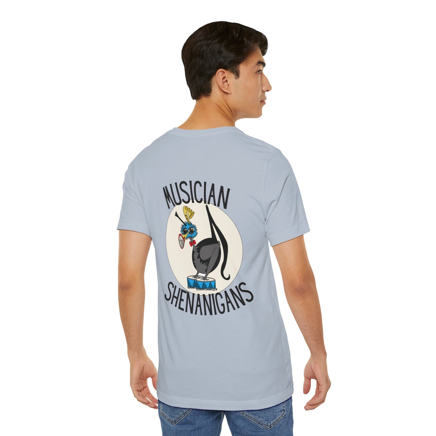 Musician Shenanigans Instrumental Band Graphic Tee Unisex Jersey Short Sleeve